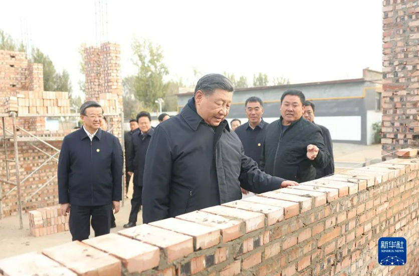 习近平在北京河北考察灾后恢复重建工作(图1)