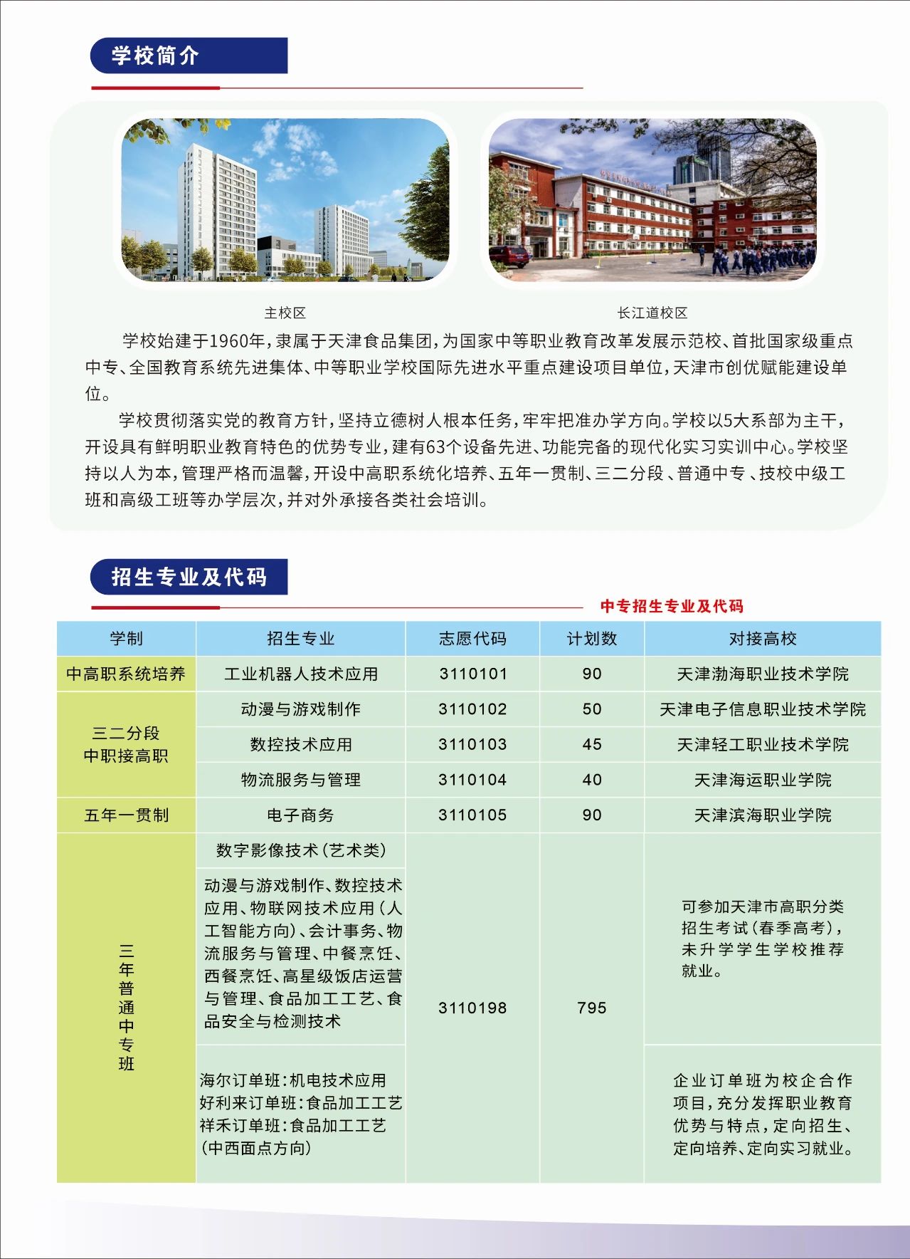 天津市经济贸易学校（天津市烹饪技术学校）2025年招生简章(图2)